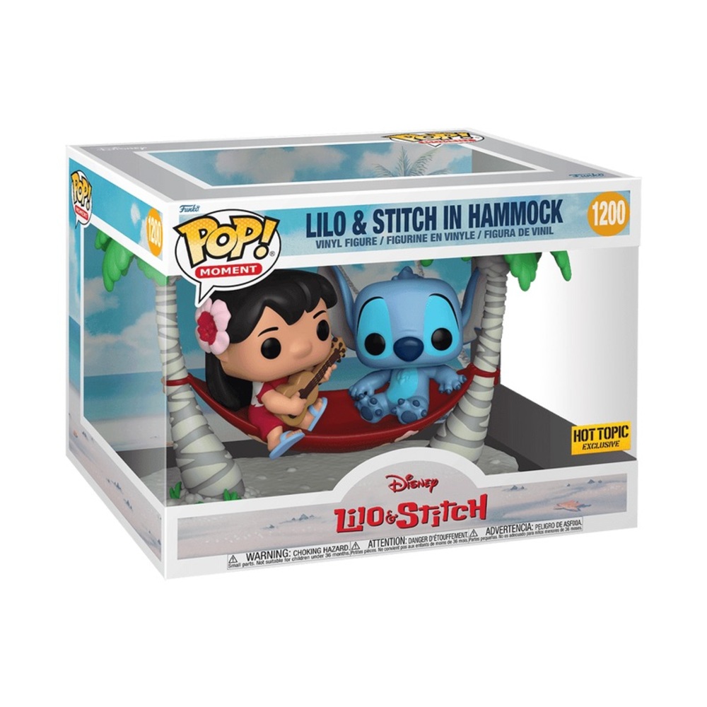 Funko Lilo & Stitch Moment Figure - Blue Stitch with Red Hammock